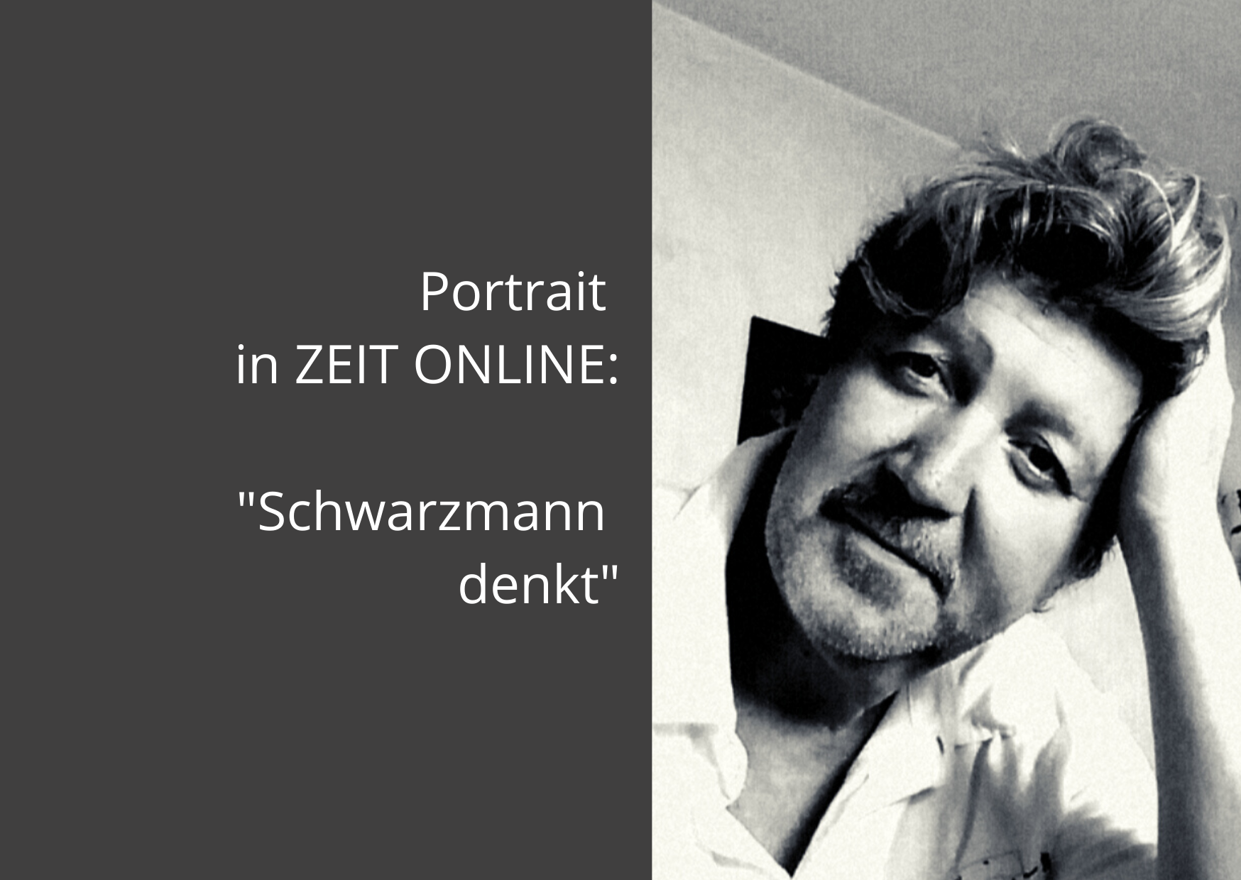 ZEIT ONLINE: Schwarzmann denkt